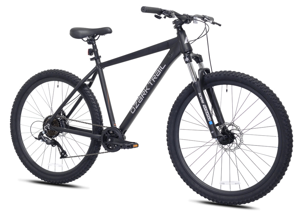 Ozark Trail 27.5" Vibe Mountain Bicycle, Small Frame, Fits Riders 5'0" - 5'6", Black, Adult, Unisex