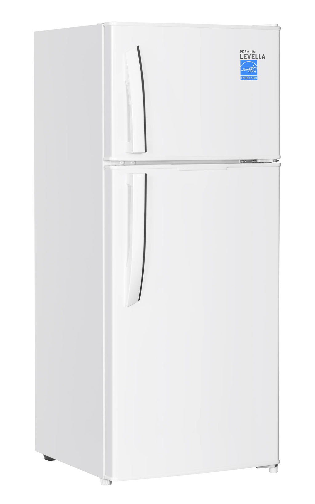 Premium Levella PRF44660300HS 4.4 cu ft Top Freezer Mini Fridge in Silver