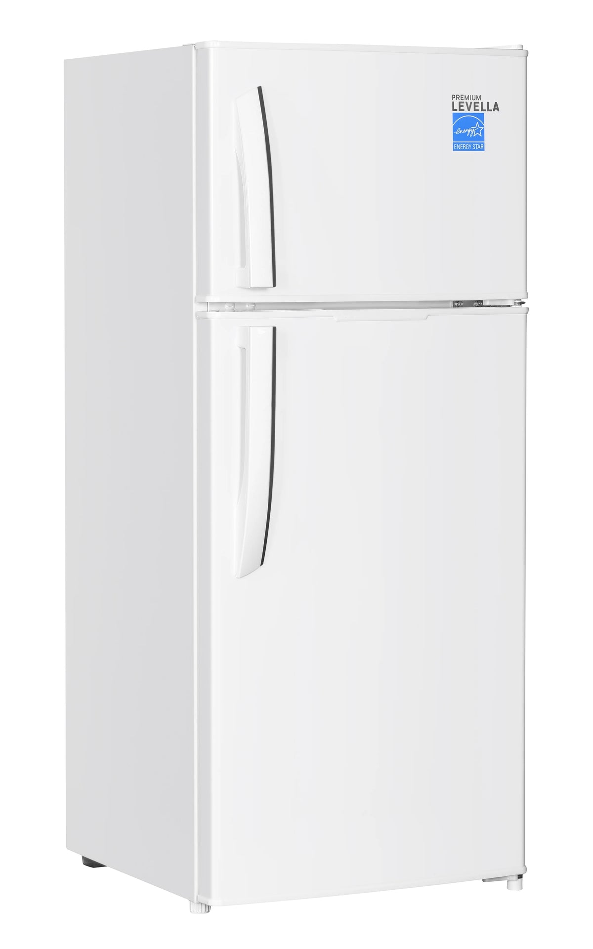 Premium Levella PRF44660300HS 4.4 cu ft Top Freezer Mini Fridge in Silver