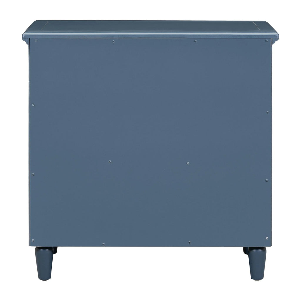White Nightstand for Bedroom, Atumon Nightstand with 3 Drawers, Wood Bedside Table, Modern Nightstand Furniture for Bedroom, 28"L x 16.9"W x 28"H