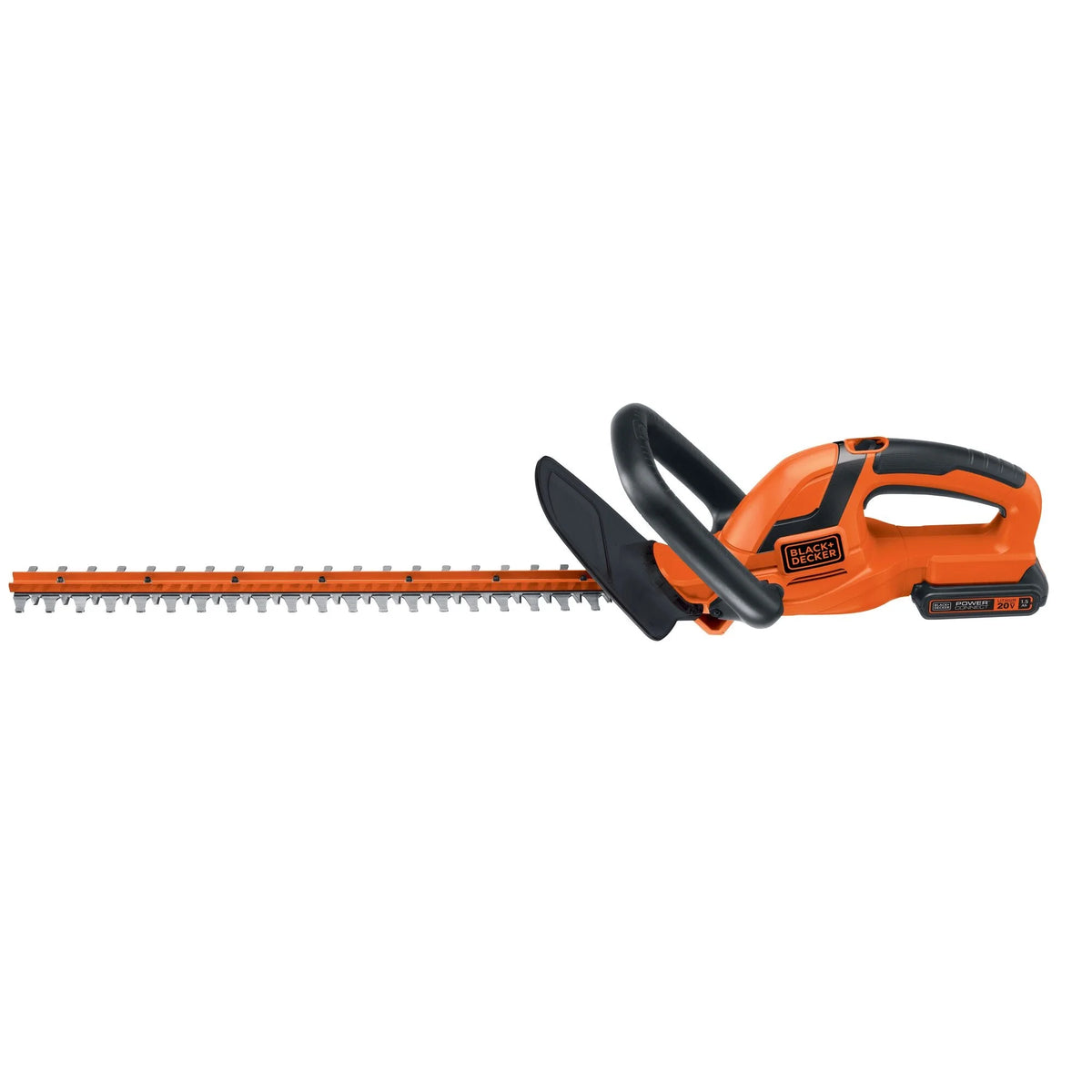 BLACK+DECKER 20V Cordless Hedge Trimmer, 22-Inch, 1.5Ah, Battery and Charger Included