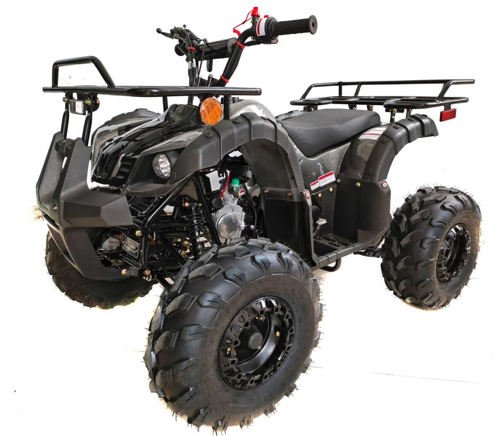 Supermach 125cc Gas ATV with Automatic Transmission and Reverse LED Headlights
