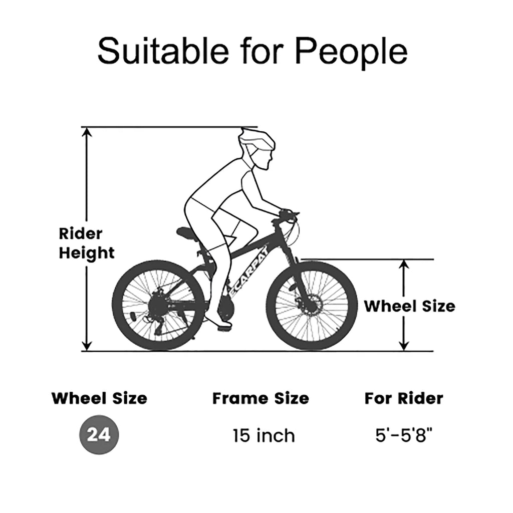 24 Inch Mountain Bike for Teenagers, High Carbon Steel Frame, Dual Full Suspension Mountain Bike, Mountain Tire, 21 Speed Mens Womens Outdoor Cycling, Birthday Gifts