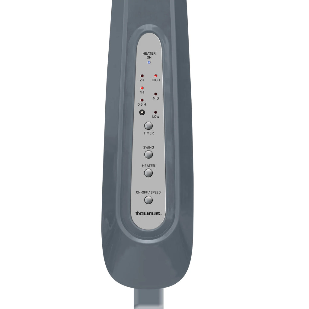 Taurus Tropicano 2-in-1 Fan & Space Heater, Quiet Oscillating Floor Fan with EcoJet Cooling and Heating for Year-Round Comfort