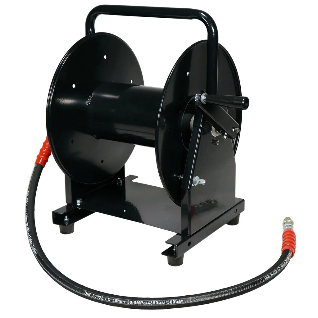 5000 PSI 3/8" x 200' Hose Reel for High Pressure Power Washer and Sewer Jetter