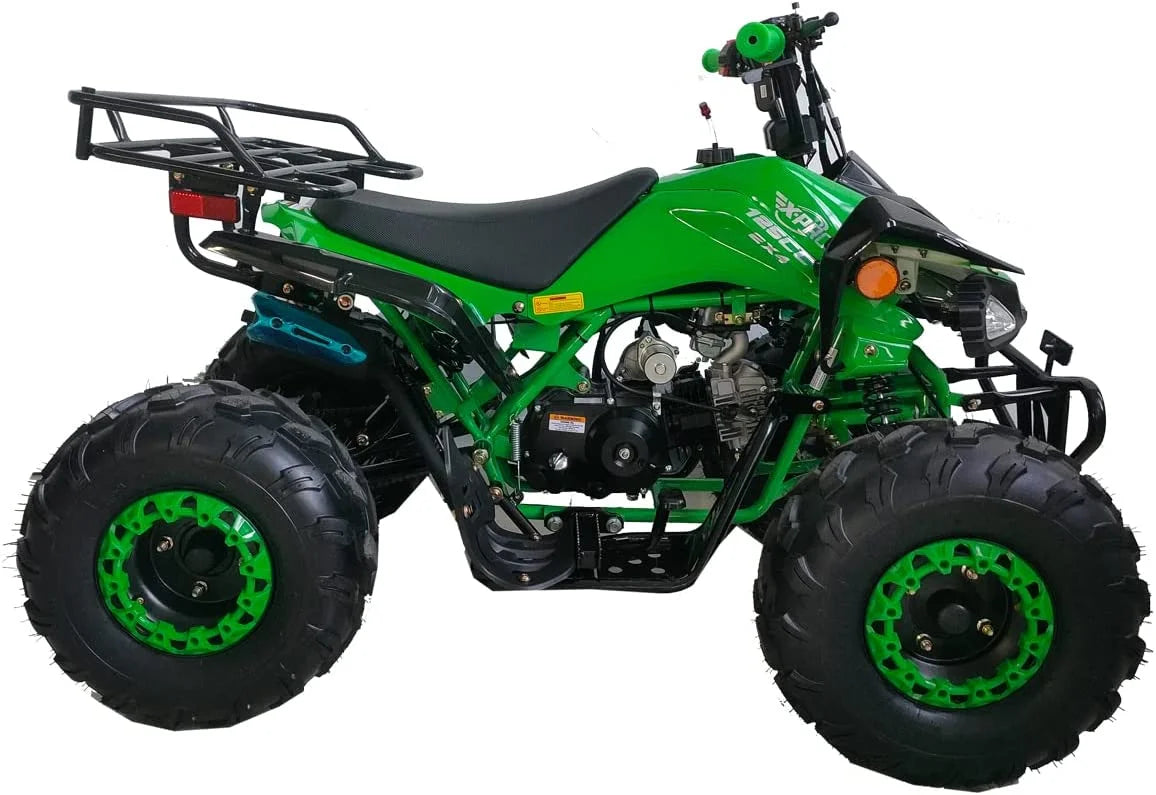 X-Pro Brand New 125cc Gas ATV, Automatic Transmission w/Reverse Remote Control Big 19"/18" Tires