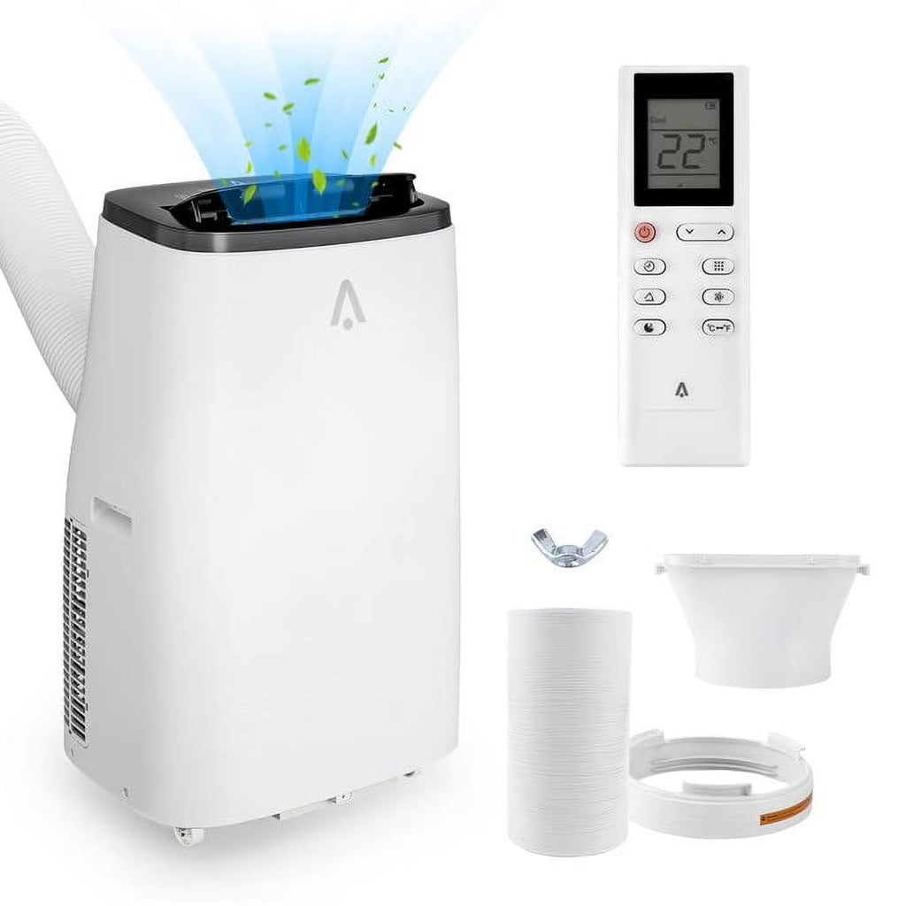Danolapsi 14,000 BTU Portable Air Conditioners, 3-in-1 Free Standing Cooling AC Unit for Room up to 700 Sq. Ft, Compact AC Unit Air Cooler w/Fan & Dry Function, LED Display Air Conditioners with timer