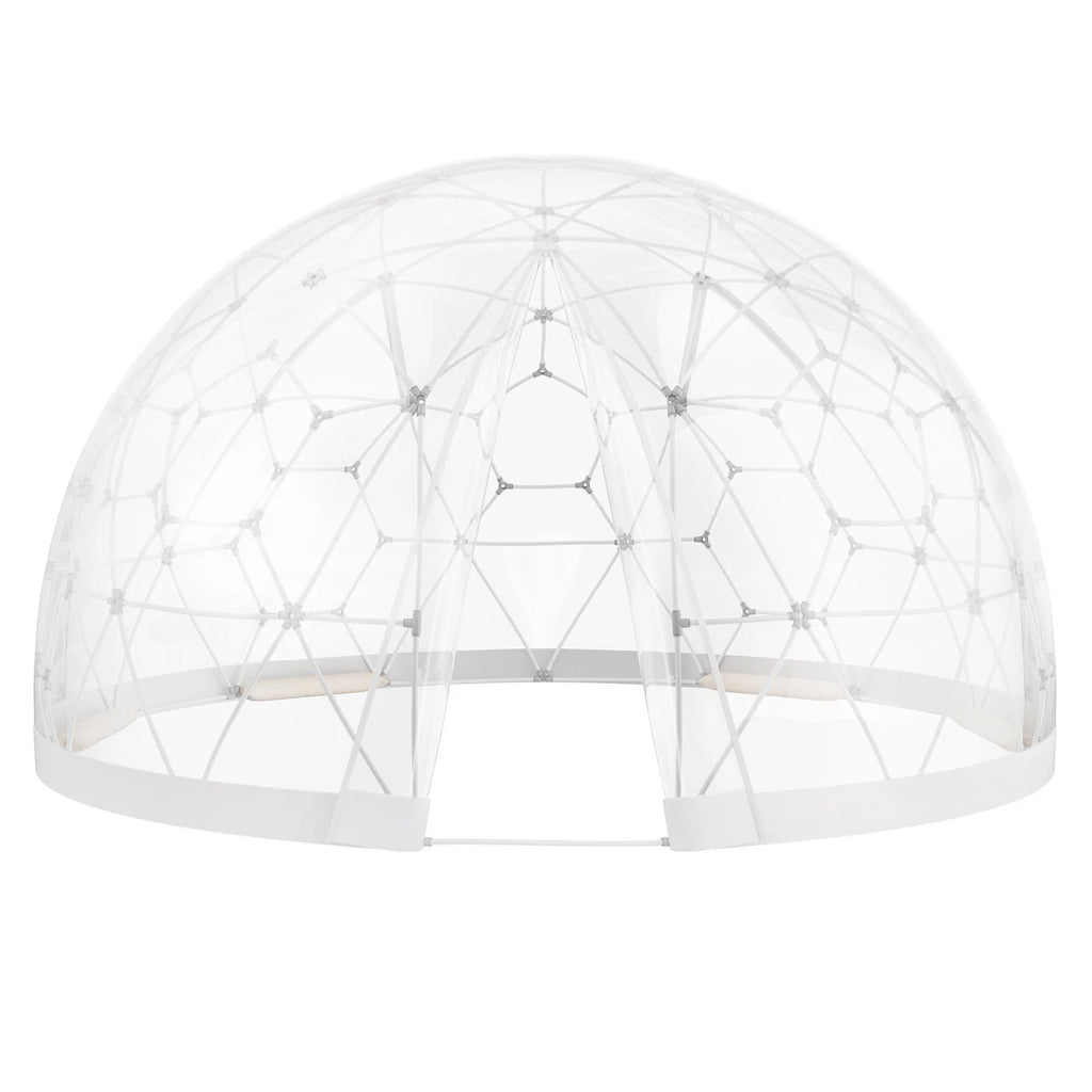 9.5FT Outdoor Bubble Tent Transparent Dome Camping Shelter with Zip Door & Windows Waterproof Pop-Up Tent for Stargazing, Backyard, Patio & Glamping Portable Instant Setup