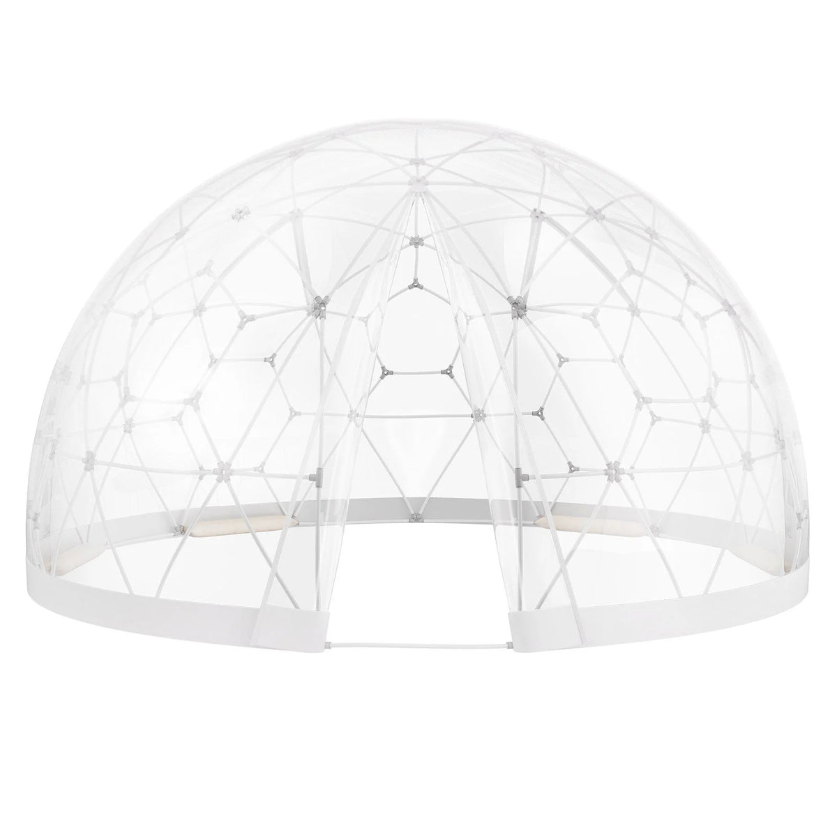 9.5FT Outdoor Bubble Tent Transparent Dome Camping Shelter with Zip Door & Windows Waterproof Pop-Up Tent for Stargazing, Backyard, Patio & Glamping Portable Instant Setup