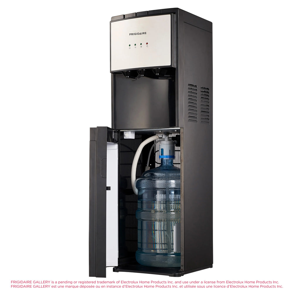 Frigidaire, 5 Gallon Bottom Loading Hot and Cold Water Dispenser EFWC505, Stainless Steel