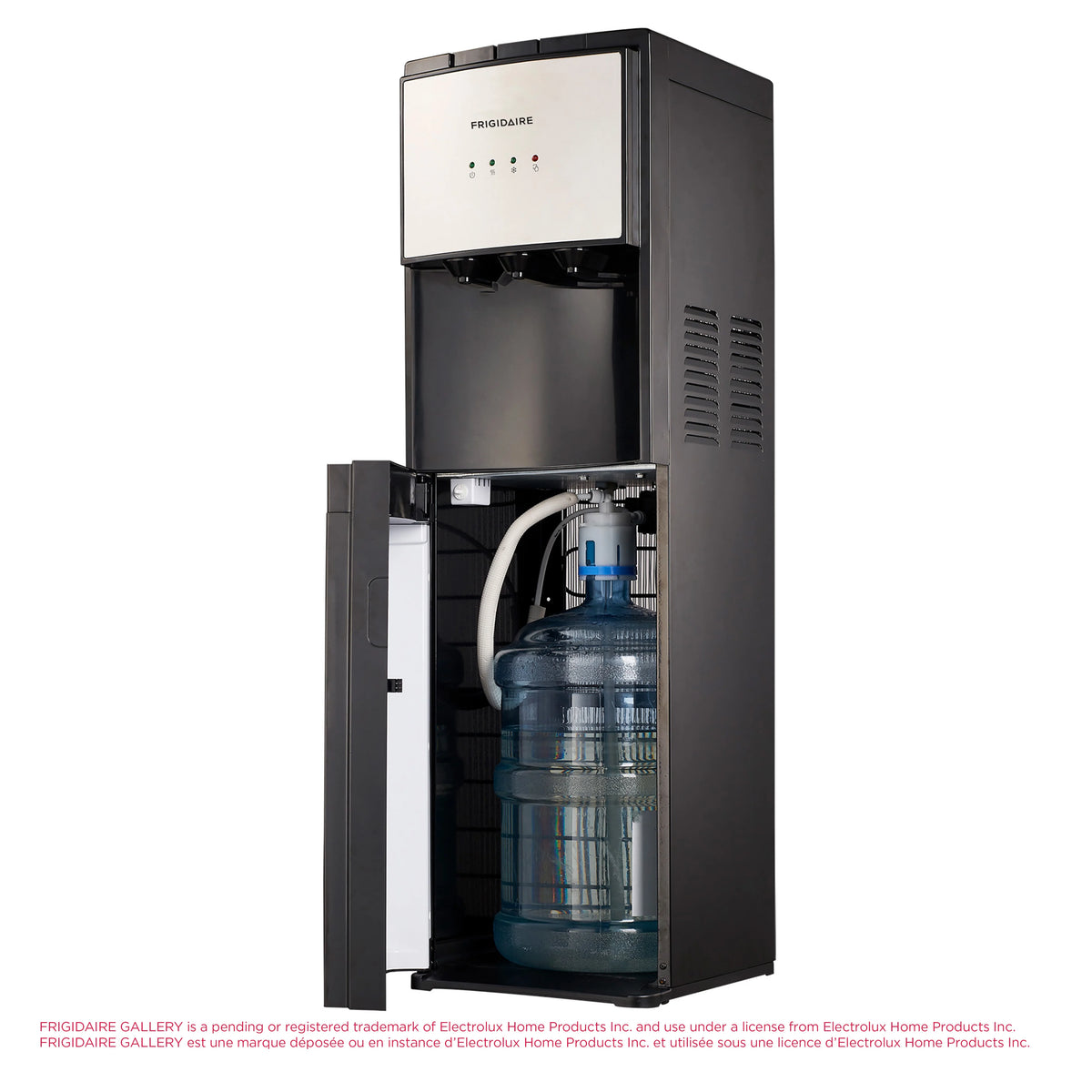 Frigidaire, 5 Gallon Bottom Loading Hot and Cold Water Dispenser EFWC505, Stainless Steel