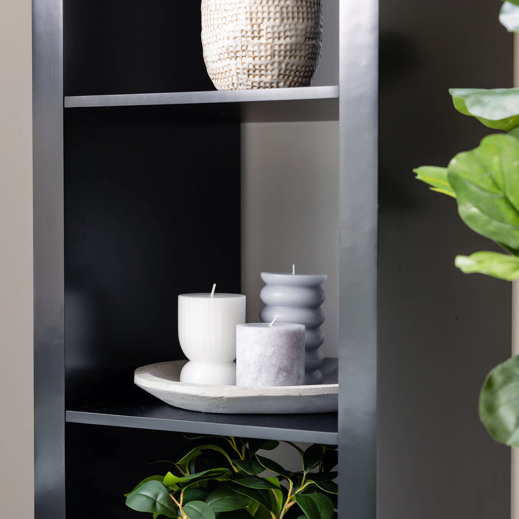 Better Homes & Gardens 5-Cube Vertical Storage Organizer, Solid Black