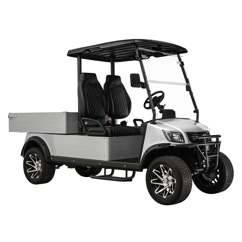 Massimo MVR Cargo Max Electric Utility Golf Cart 48V 5kW Motor - Blue