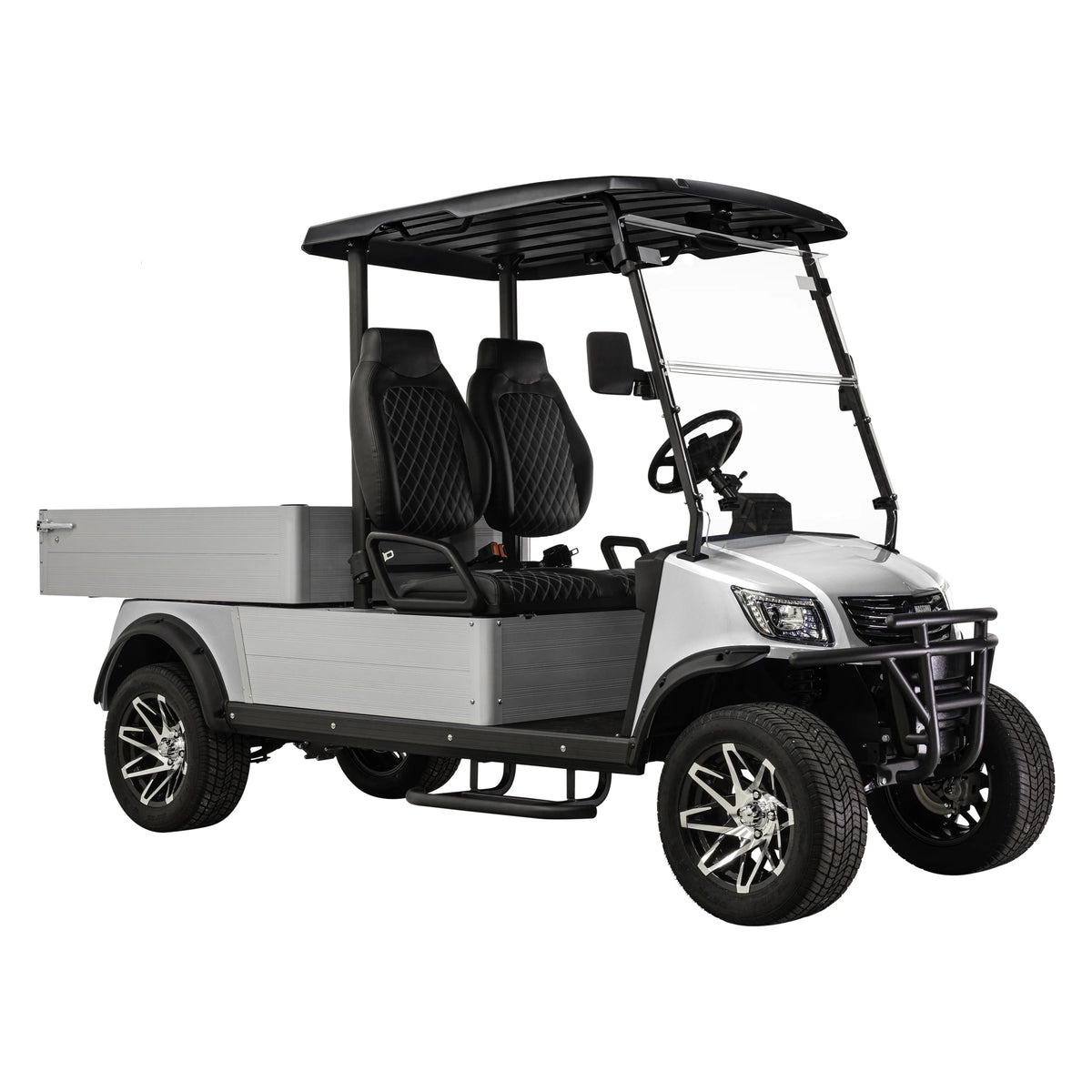 Massimo MVR Cargo Max Electric Utility Golf Cart 48V 5kW Motor - Blue