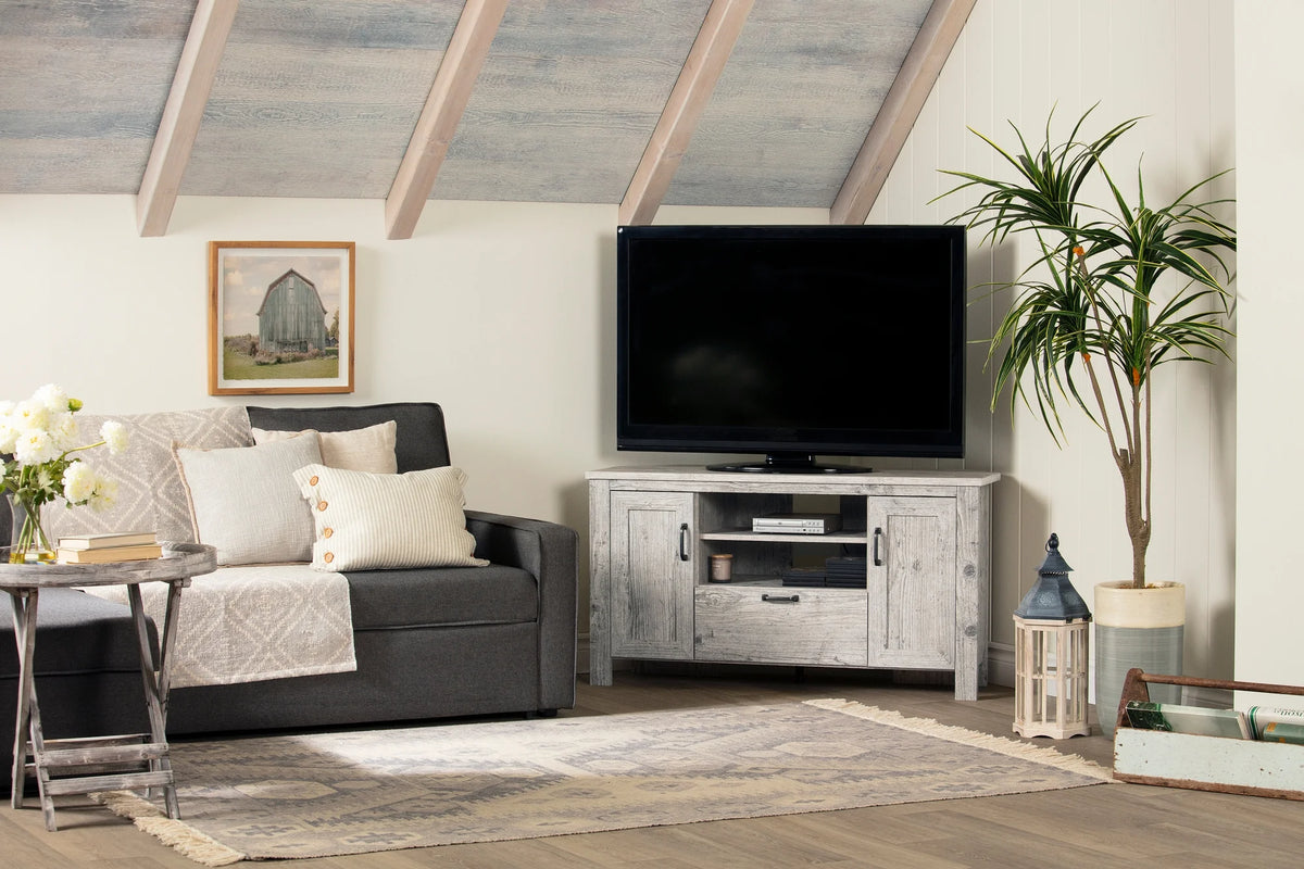 South Shore Lionel Corner TV Stand, Multiple Finishes