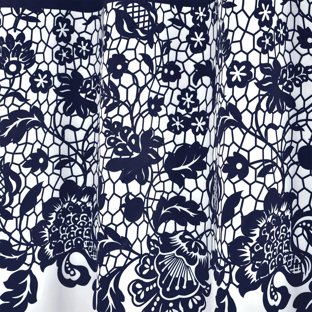 Lush Decor Estate Garden Print Room Darkening Window Curtain Panels Set