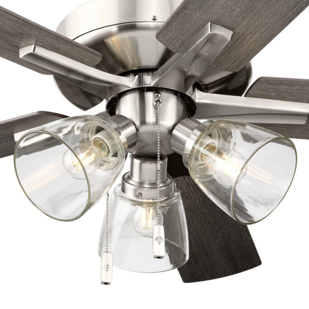Better Homes & Gardens 52" Bronze Transitional Ceiling Fan, 5 Reversible Blades, 3 LED Bulbs Included