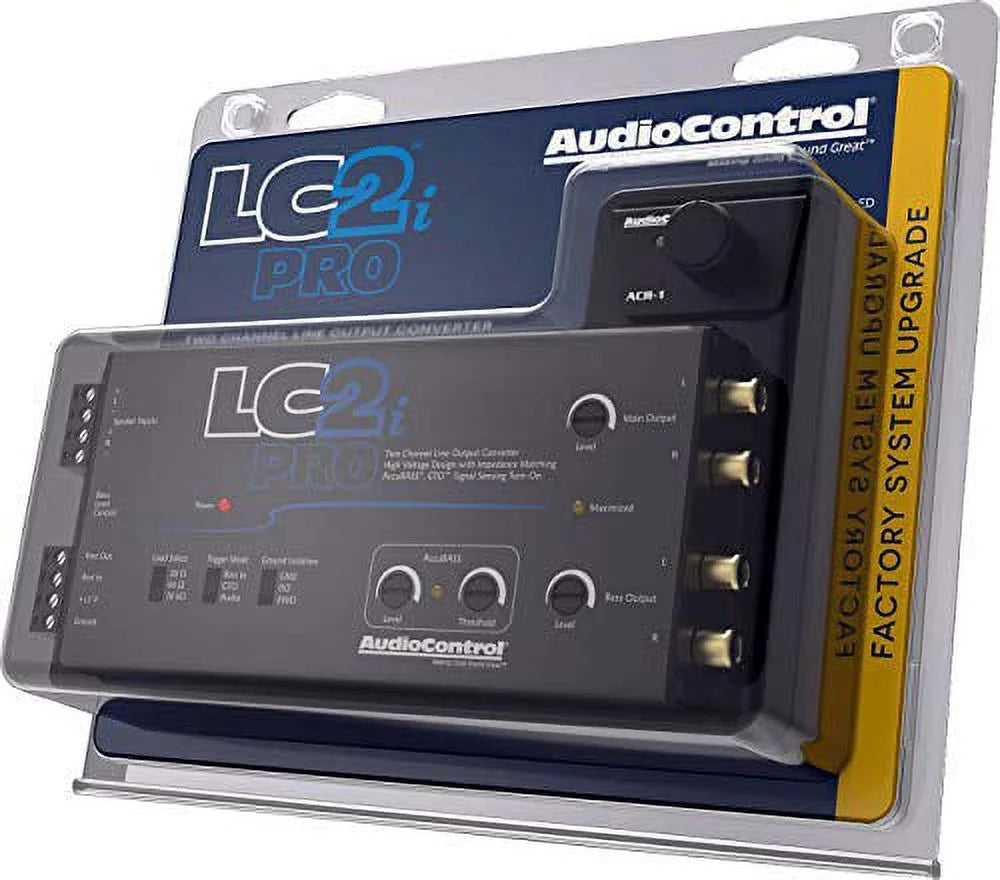 AudioControl Line Output Converter AccuBass Vehicle Audio Amplifier, 1.30lb
