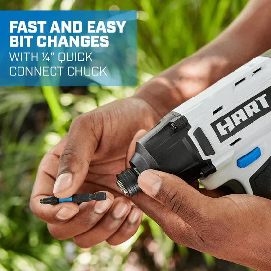 HART 20-Volt Cordless 4 Tool Combo Kit
