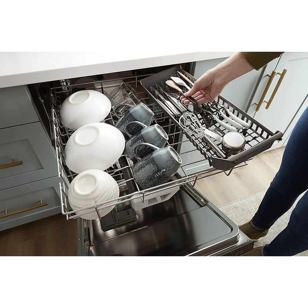 Whirlpool WDT970SAKZ 47 dBA Stainless Steel Top Control Built-In Dishwasher
