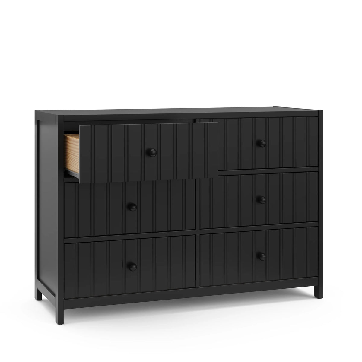 Graco Teddi 6 Drawer Nursery Double Dresser, White