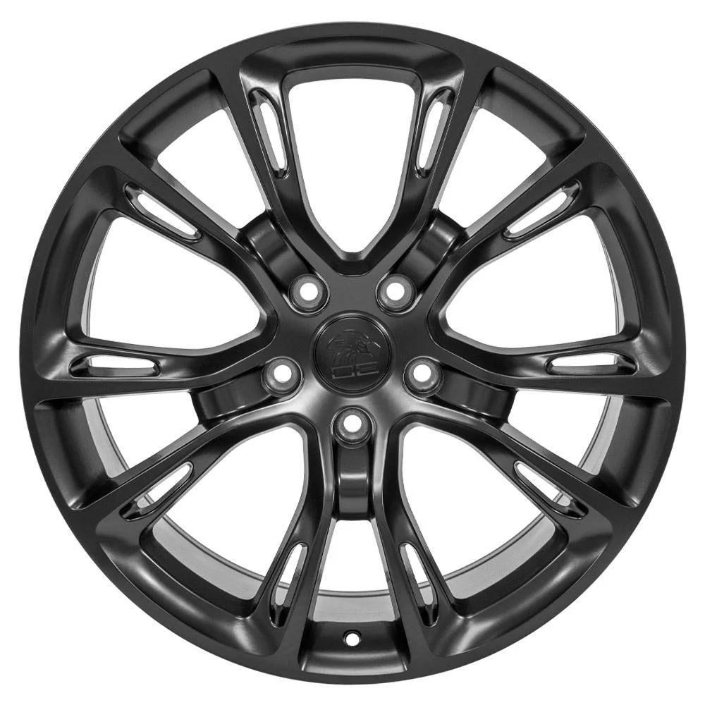 20 inch Rim fits 1999-2018 Jeep Grand Cherokee Style 20x8.5 Satin Black Direct Fit