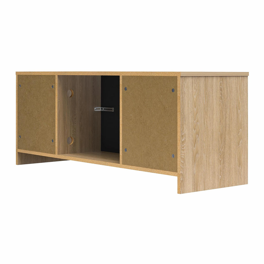 Mainstays Fireplace TV Stand, for TVs up to 55", Black Oak