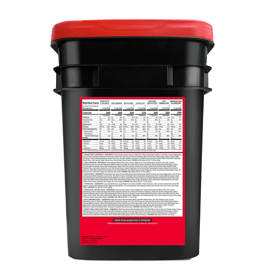 ReadyWise 150 Serving Emergency Food Bucket (150 Total Servings)