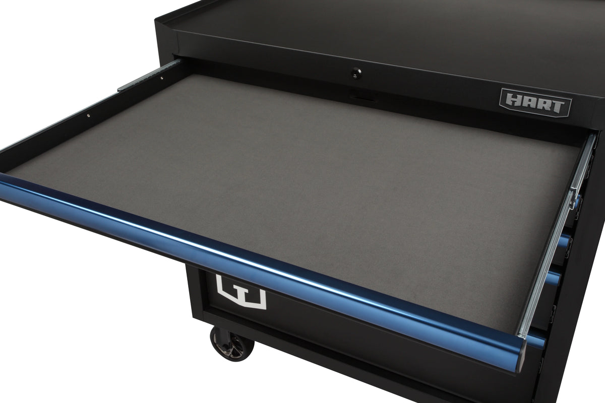 Hart 36-In Wide x 24-In 6-Drawer Rolling Garage Tool Cabinet, HART36TR6XD