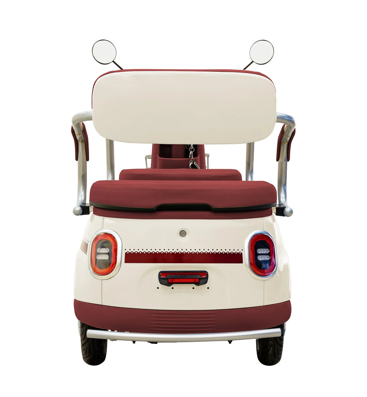 Massimo MGC E-Trike 3-Wheel Electric Cart 17 MPH, 2-Seater Adult Scooter Blue