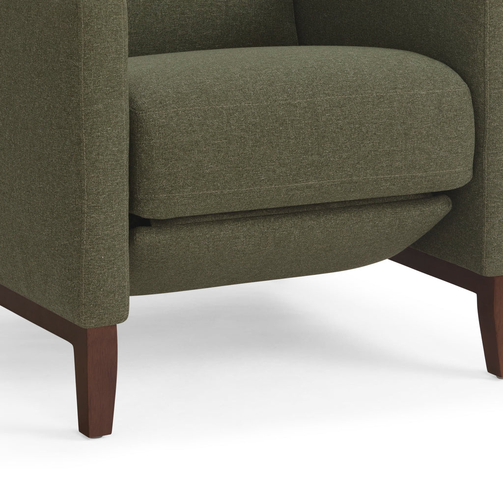 Better Homes & Gardens Reading Push Back Recliner, Olive