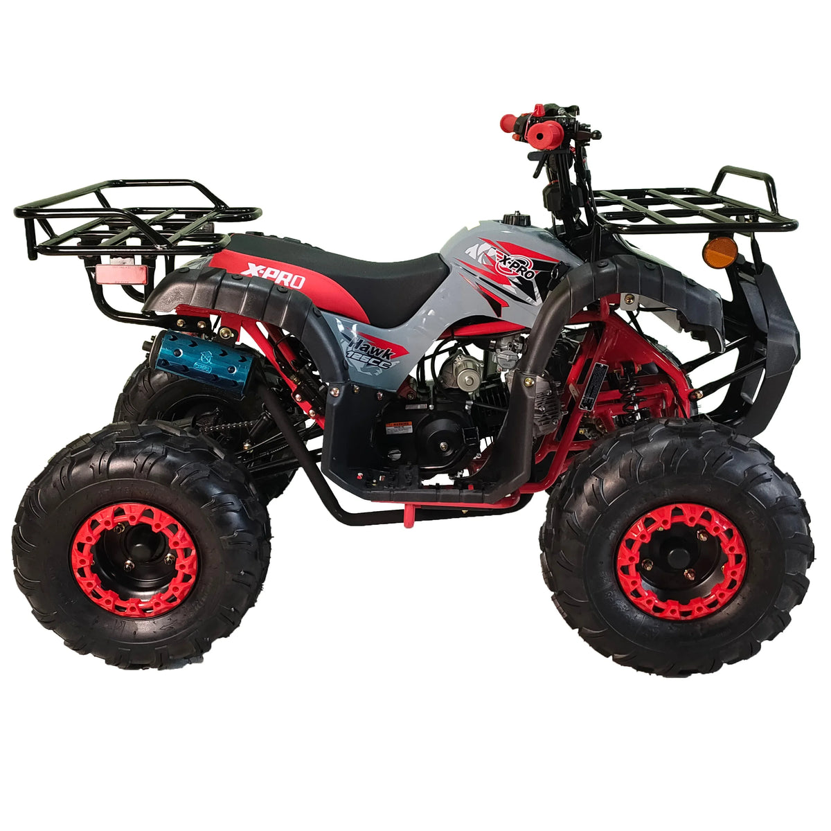 X-Pro Brand New 125cc Gas ATV, Automatic Transmission w/Reverse Remote Control Big 19"/18" Tires