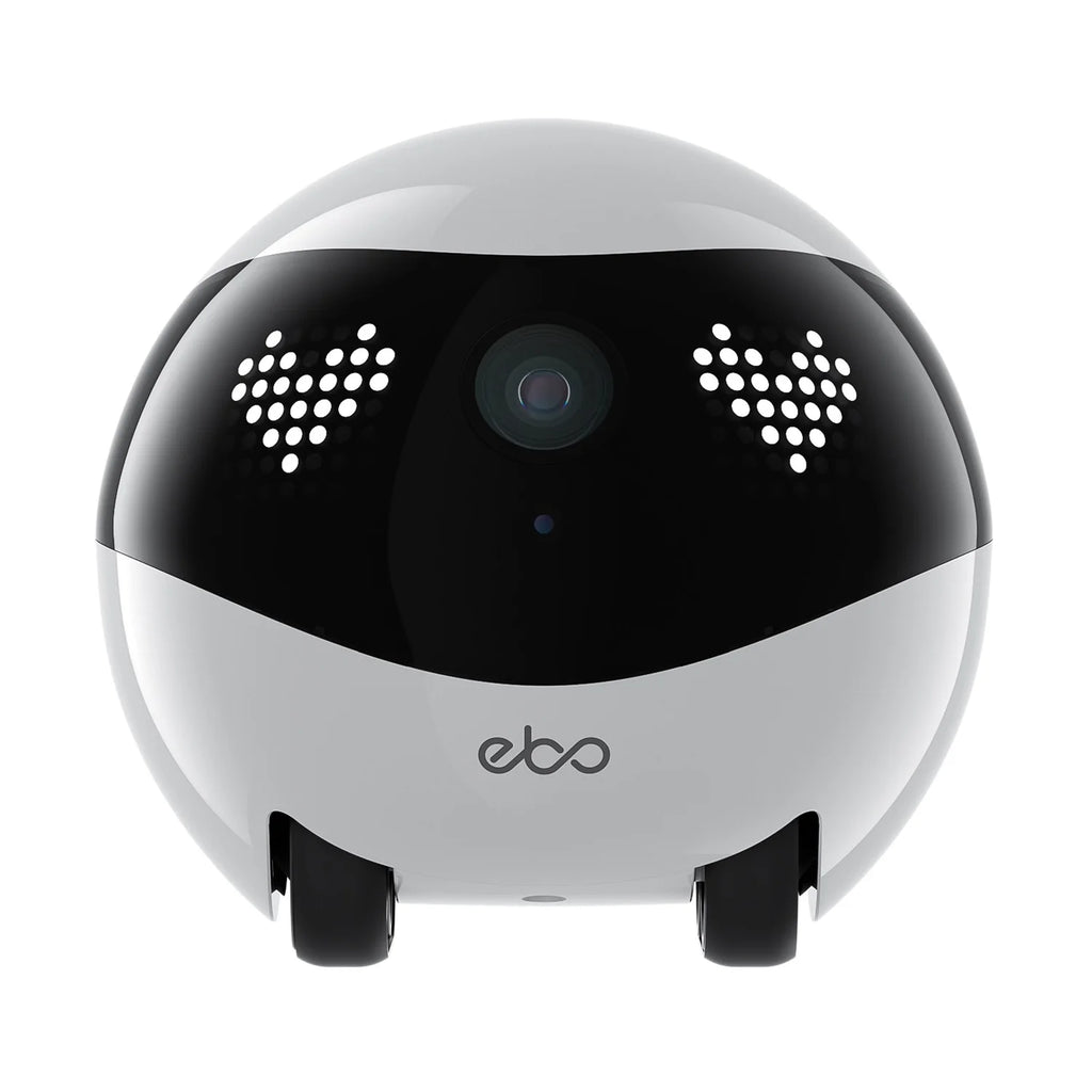 Enabot EBO Air 2 Whole-Home Mobile Robot, with 2K Ultra HD Camera and Remote Monitoring and Control (Dove White) EB1304312