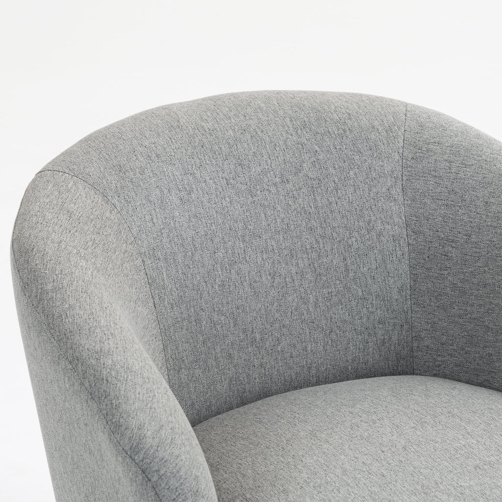 Mainstays Curved Textured Accent Chair, Beige
