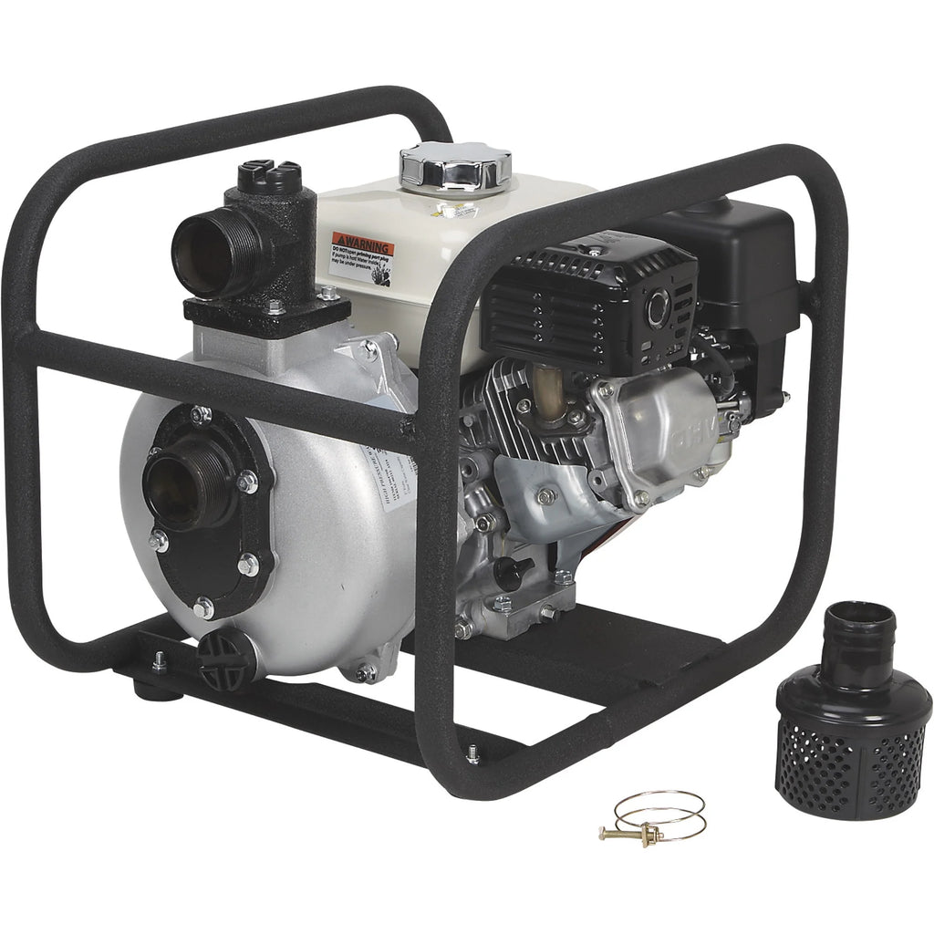 NorthStar High-Pressure Water Pump, 8120 GPH, 94 PSI, 2in. Ports, 163cc Honda GX160 Engine