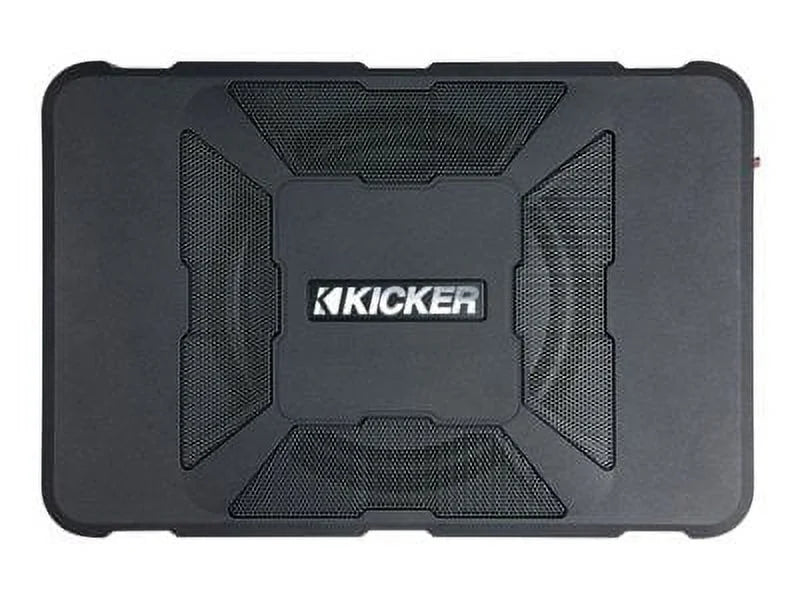 Kicker Wireless Compact Powered Car Subwoofer, Black, 8"