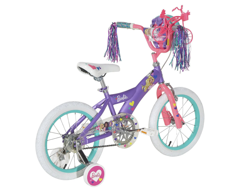 Dynacraft Barbie 18-Inch Girls BMX Bike For Age 6-9 Years