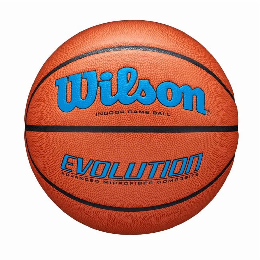 Wilson Evolution Baloncesto de Juego Interior - Negro, Talla 7 - 29,5"