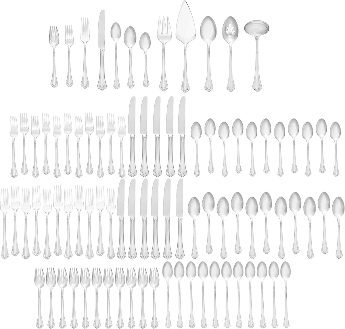 Lenox Alcott 89-Piece Flatware Set