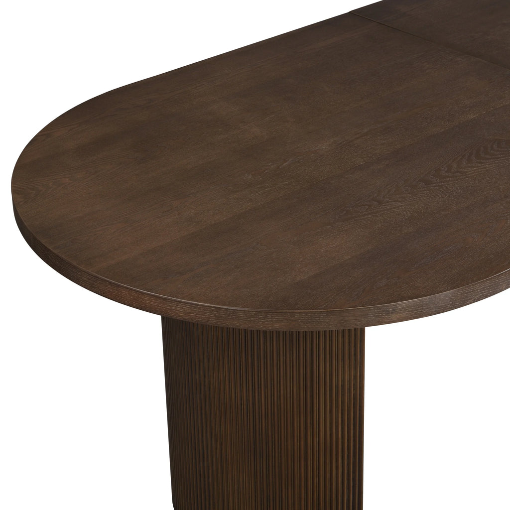 Christopher Knight Home Minimalist 88 Oval Dining Table for 4-6, Espresso