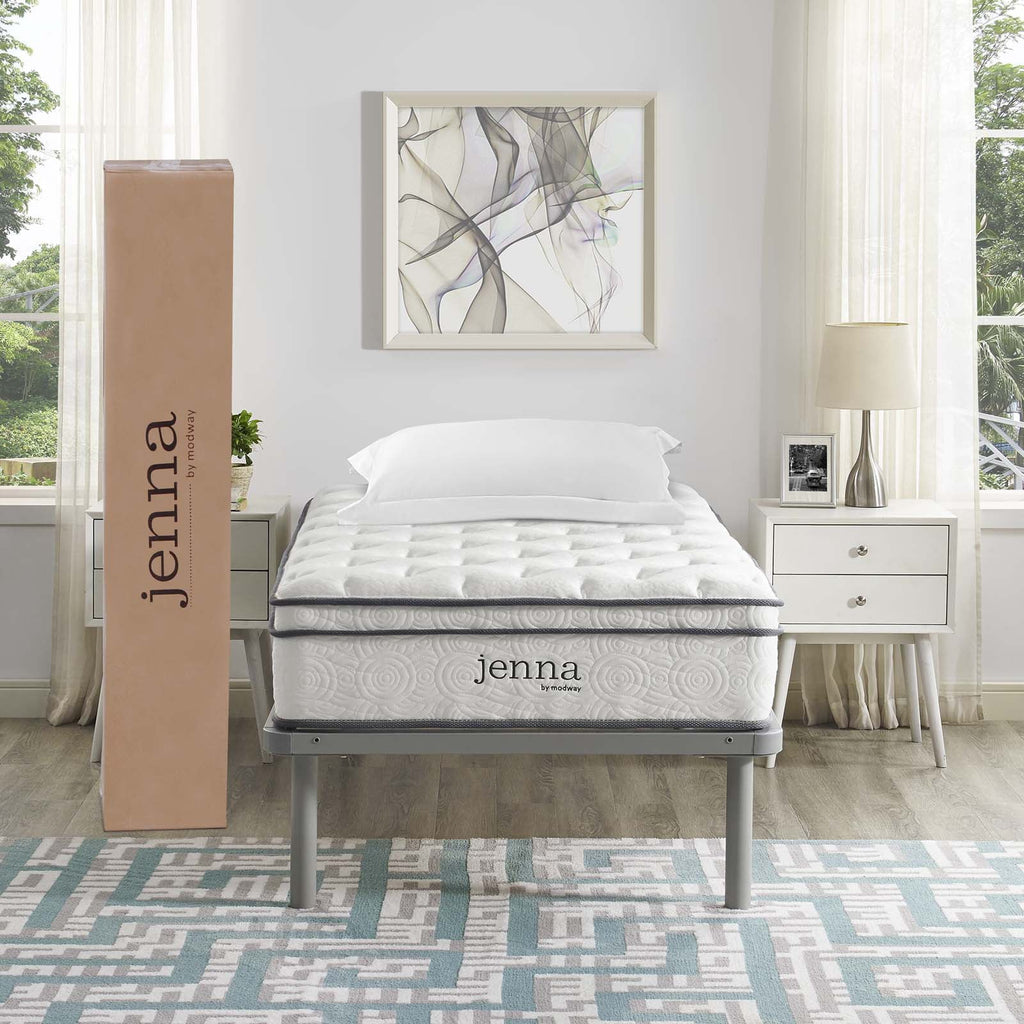Jenna 10" Twin Innerspring Mattress, Multiple Colors