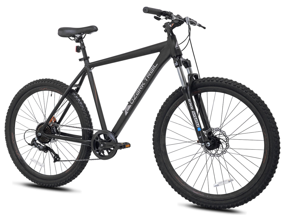 Ozark Trail 27.5" Vibe Mountain Bicycle, Small Frame, Fits Riders 5'0" - 5'6", Black, Adult, Unisex