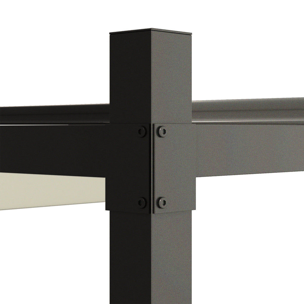 Outsunny 10' x 10' Retractable Pergola with Magnetic Fixture, UPF30+ Patio Pergola, Cream White