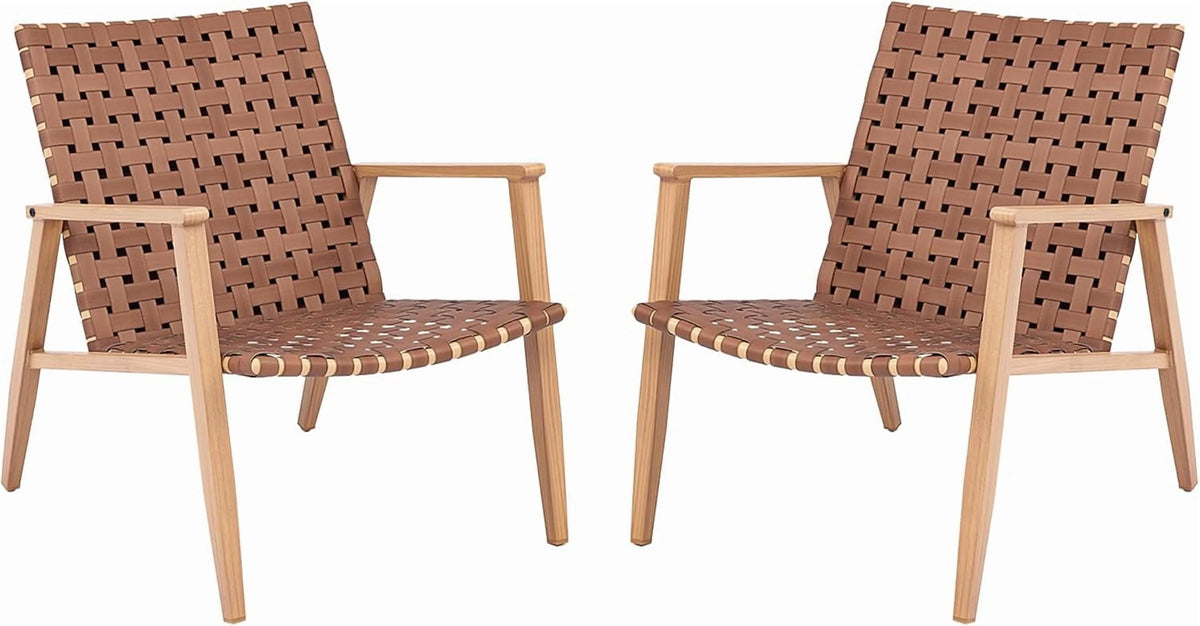 Outdoor Chairs Set of 2, Patio Bistro Set, Outdoor Furniture Set, Outdoor Conversation Chair Sets for Balcony Backyard Park Garden