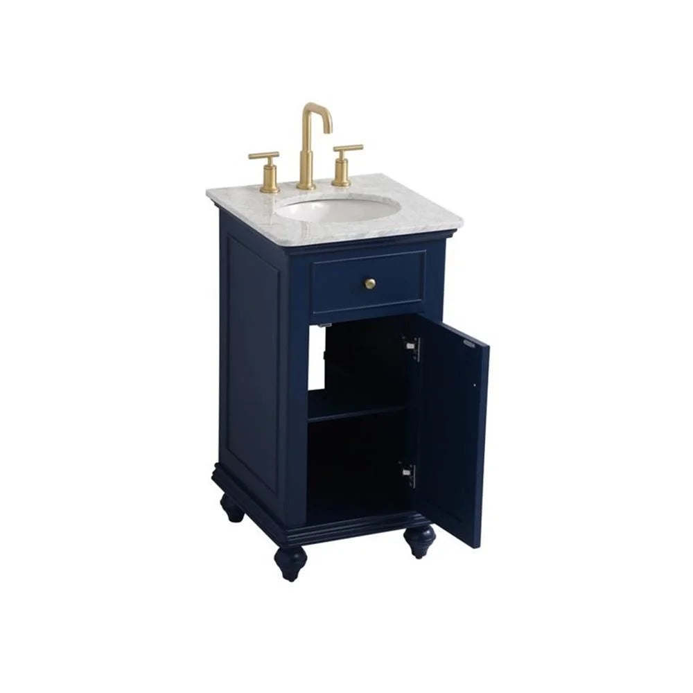 19 inch single bathroom vanity in vintage mint