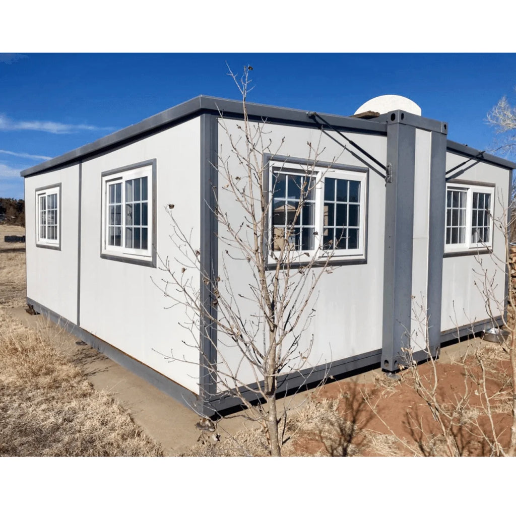 Portable Mobile Expandable Prefab House 15 x 20ft,Exquisitely Designed Modern Villa Prefab House for Live,Work