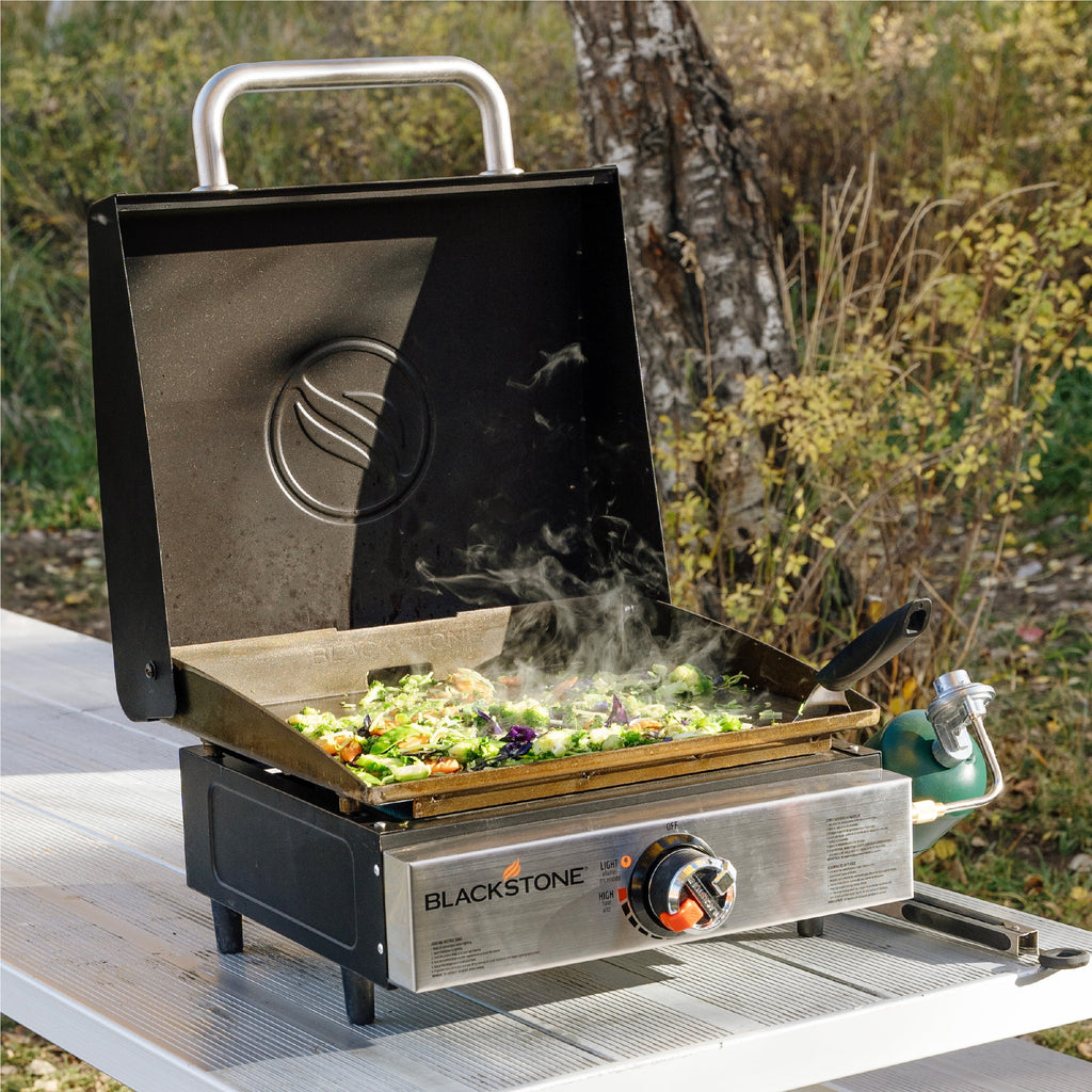 Blackstone 17 Original Tabletop Griddle with Stainless Steel Front Panel