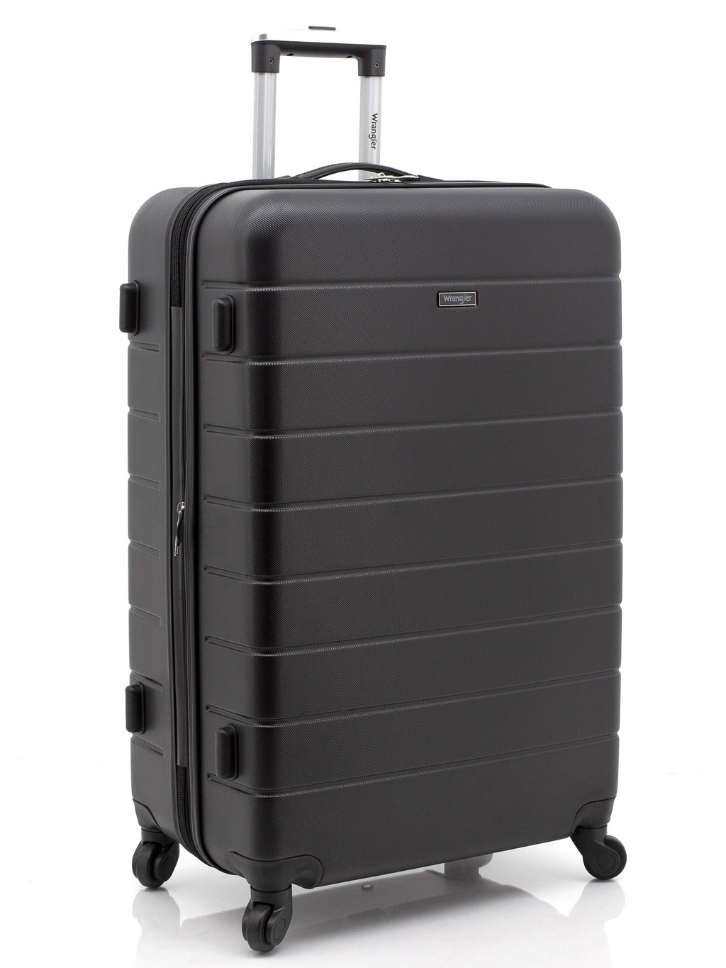 Wrangler 3 Piece Luggage Set with Cup Holder and USB Port, Olive Green
