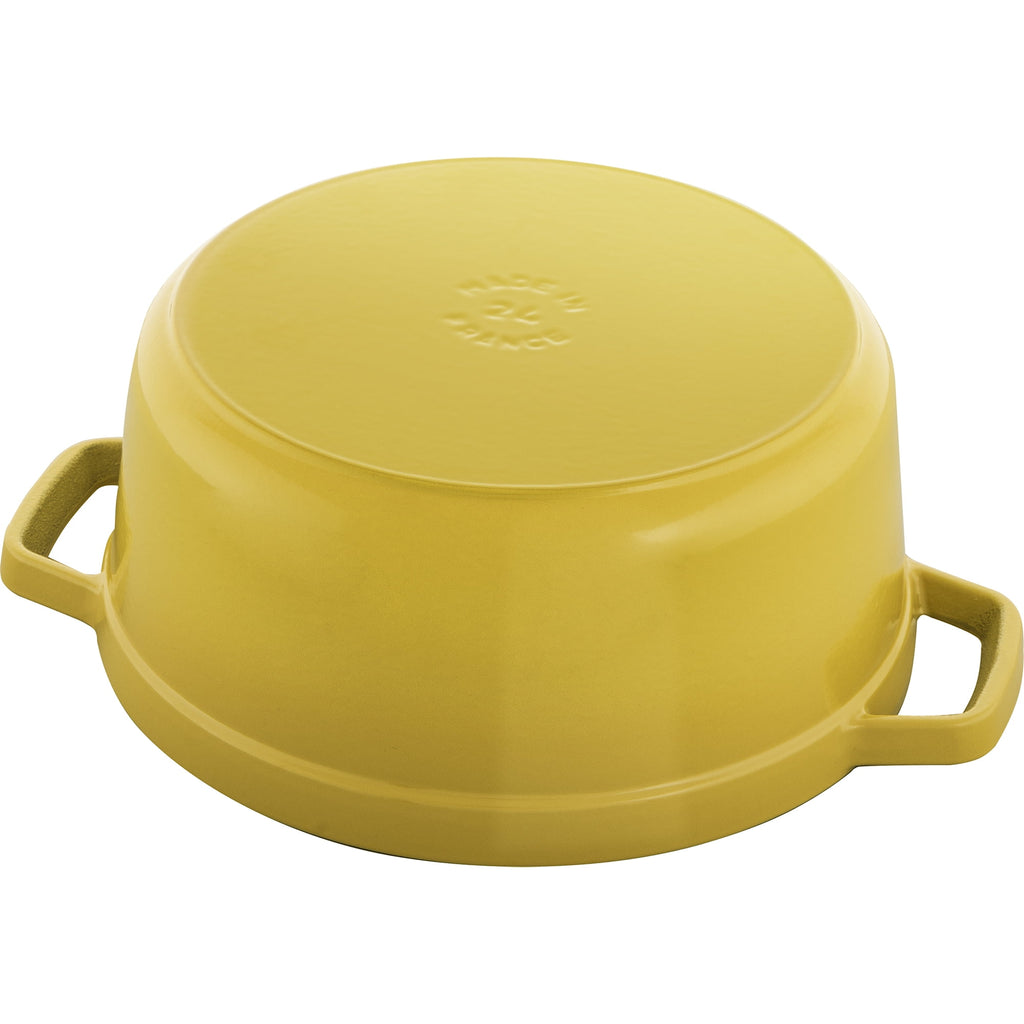 Staub Cast Iron 4-qt Round Cocotte - Matte Black