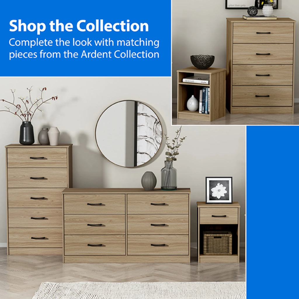 Mainstays Ardent 5 Drawer Dresser, Black
